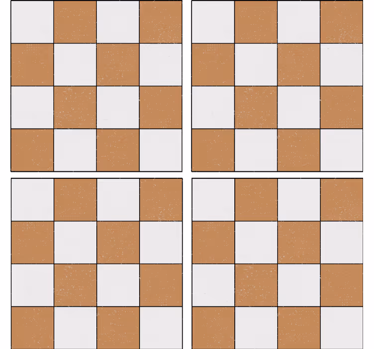 Square textured surface podstavki s teksturnim učinkom - TenStickers