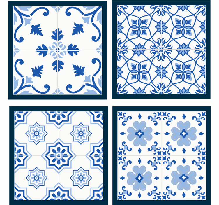 Arabesque ploščice podloga za ploščice - TenStickers