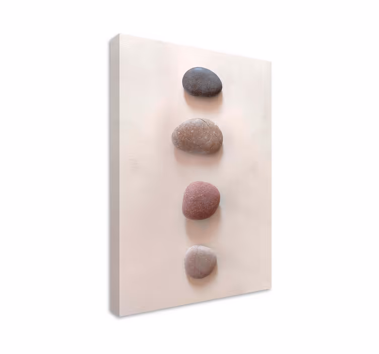 Plažni kamni Platno z zen motivom - TenStickers