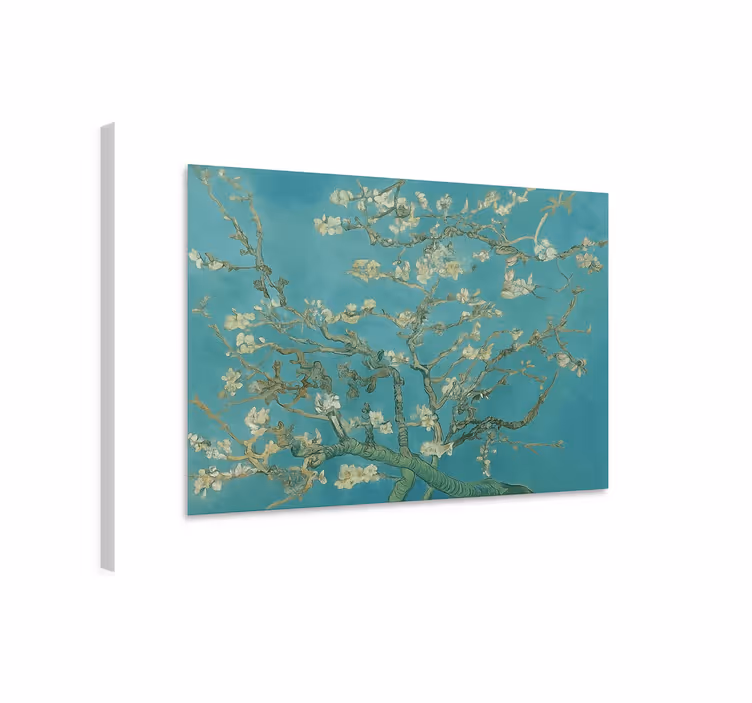 Van gogh mandljev cvet platno umetniška slika - TenStickers