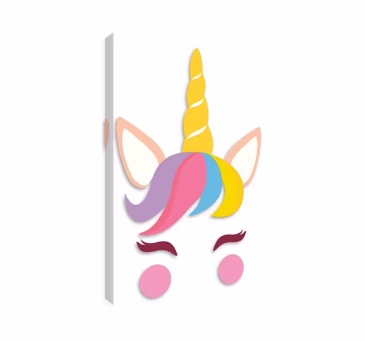 Platno s sliko samoroga set za iphone - TenStickers