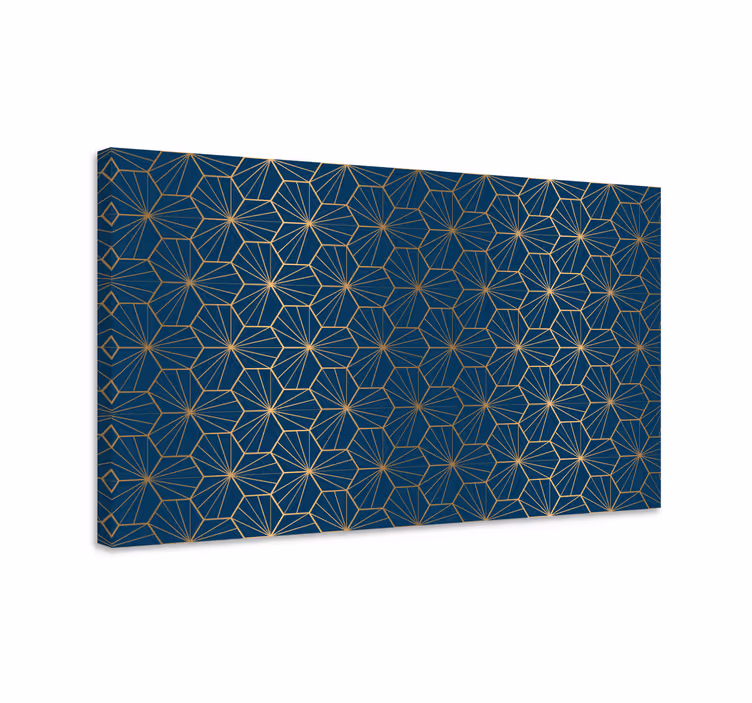 Platno z geometrijskim vzorcem geometrijska slika na platnu - TenStickers