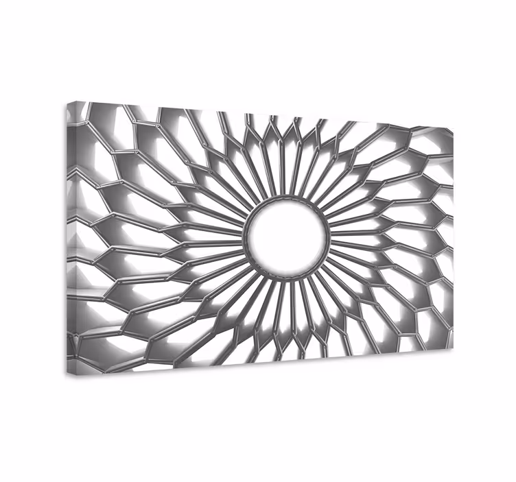 Mandala bel diamant 3d moderna umetnina na platnu - TenStickers
