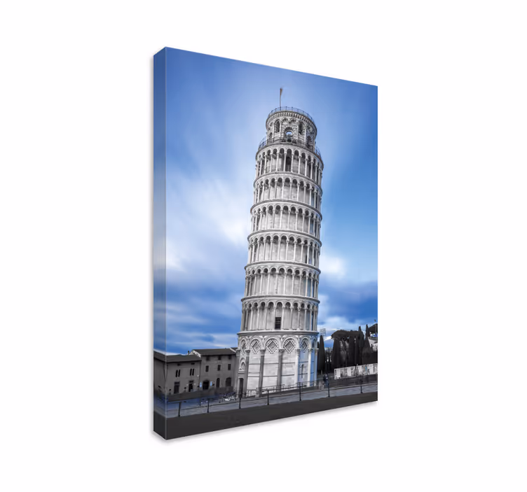 Stolp iz pisa italija italijansko mesto odtisi platna - TenStickers