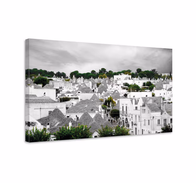 Odtisi platna mesta alberobello trulli - TenStickers