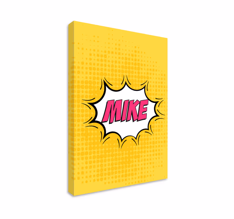 Ime stripa osebno platno - TenStickers
