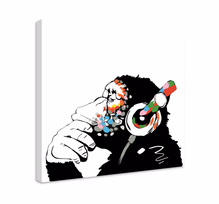 Mono banky música glasba platno umetnost - TenStickers