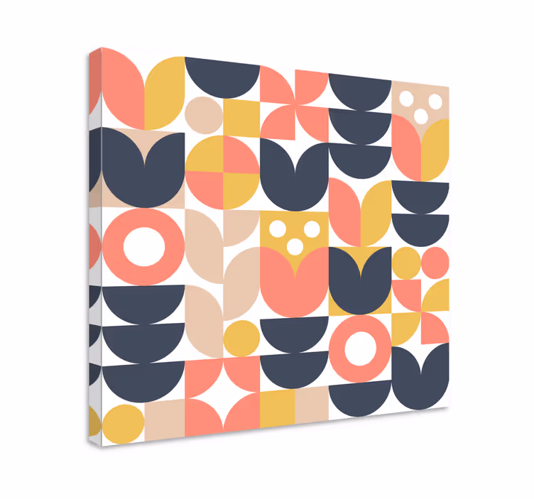 Platno slike geometrijski vzorci abstraktne oblike - TenStickers