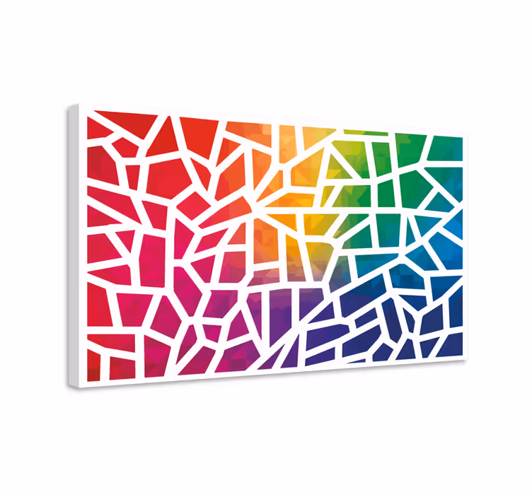 Mosaico de colores mozaični odtisi na platnu - TenStickers