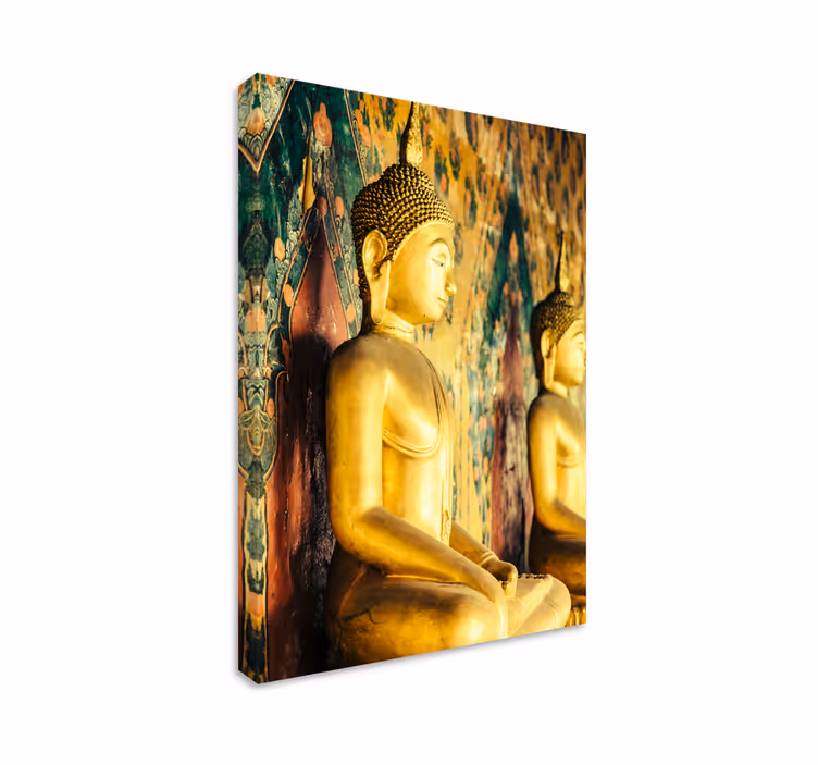 Budas perfil buddha stenska umetnost - TenStickers