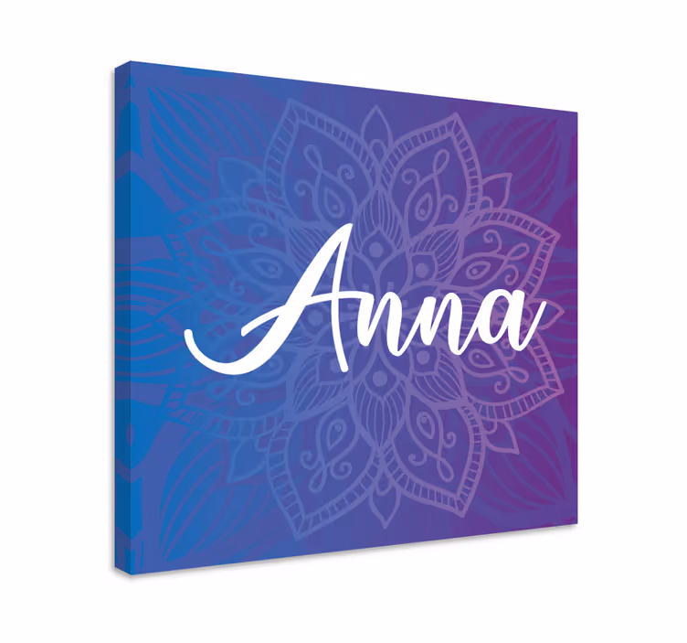 Personalizirana stenska umetnina iz platna mandala - TenStickers