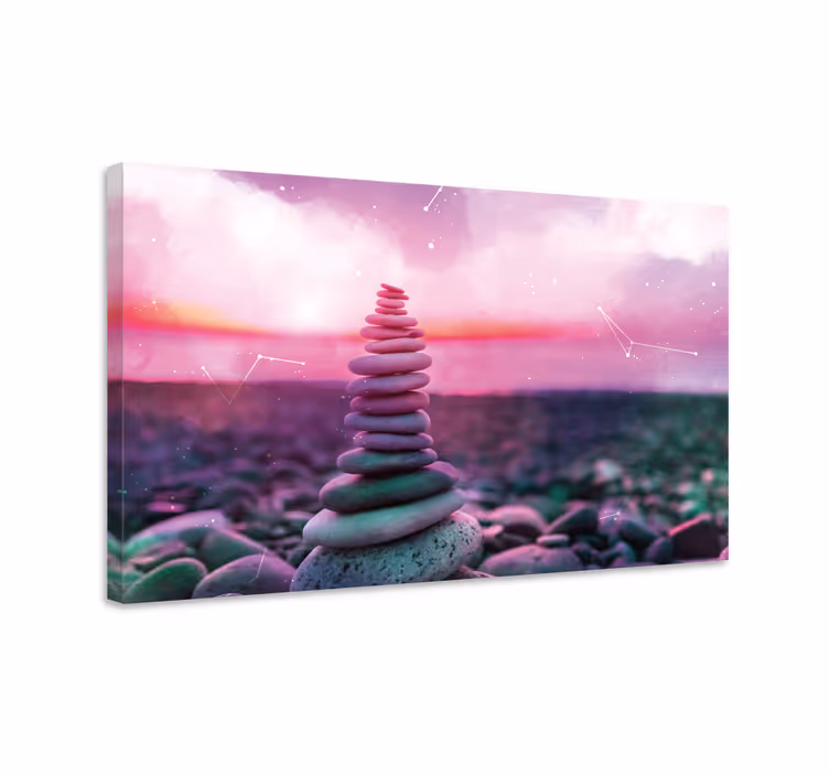 Tisk na platno zen stones - TenStickers