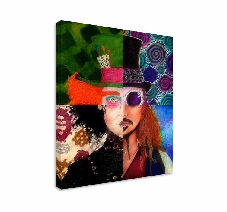 Odtisi platna personajes johnny depp - TenStickers
