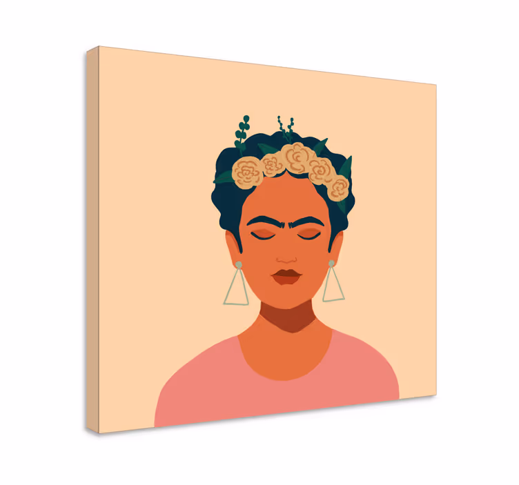Odtisi platna znakov frida khalo - TenStickers