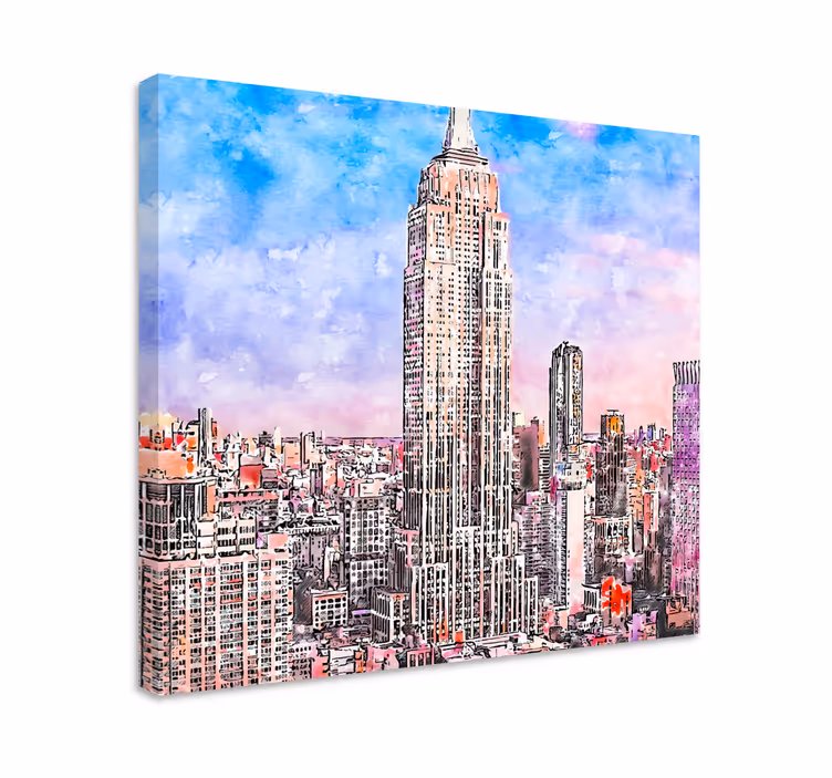Odtisi platna ciudades new york city - TenStickers
