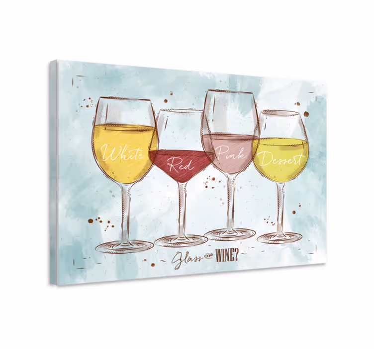 Rustico vino rustikalna umetnost na platnu - TenStickers