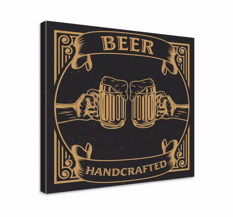 Golo rusticos cerveza rustikalna platna art - TenStickers