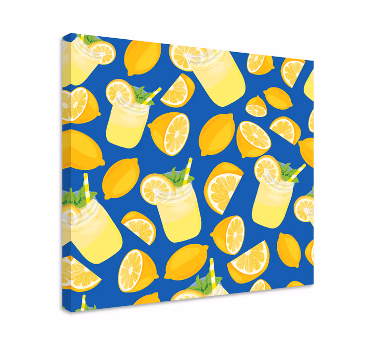 Limonado in citrusi slikarska platna s sadjem - TenStickers
