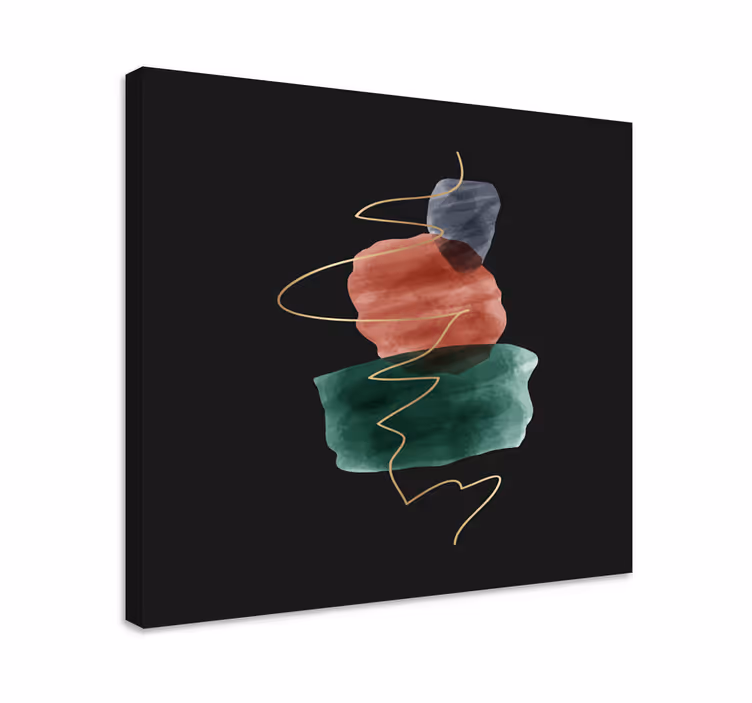 Abstract stone forms moderno platno slikarstvo - TenStickers