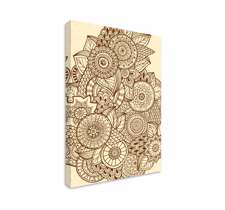Mandala geometrijski vzorec mandala platno art - TenStickers