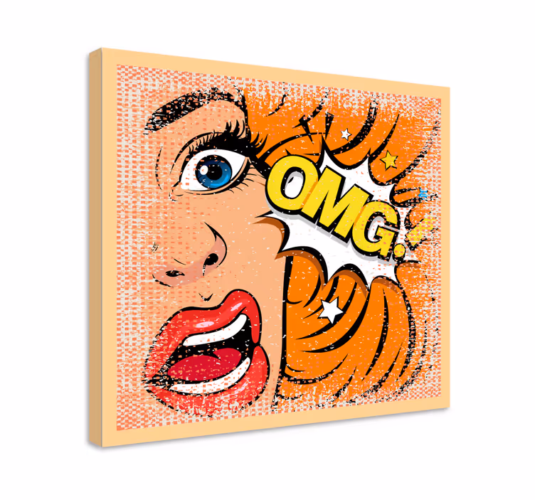Pop art obraz platna umetniške slike - TenStickers