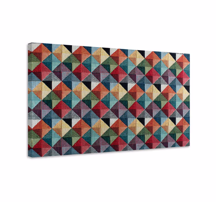 Lively geometric shapes platno slike geometrijski vzorci - TenStickers