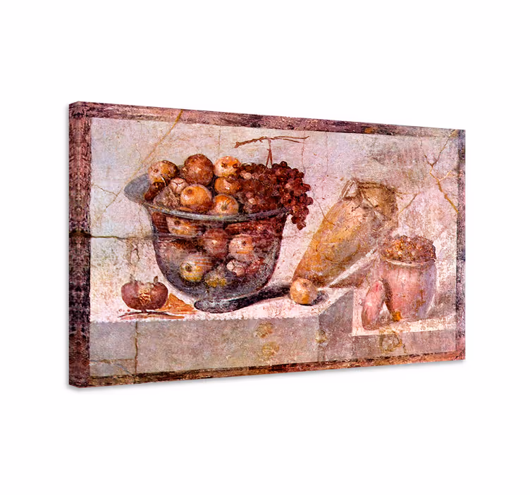 Fruit bowl arrangement slikarska platna s sadjem - TenStickers