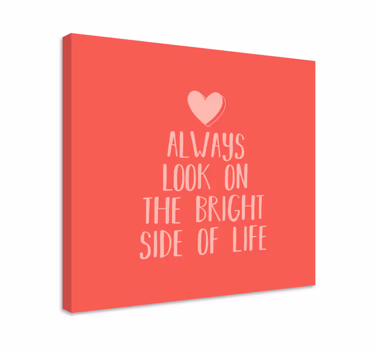 Svetla plat življenja motivacijsko platno - TenStickers