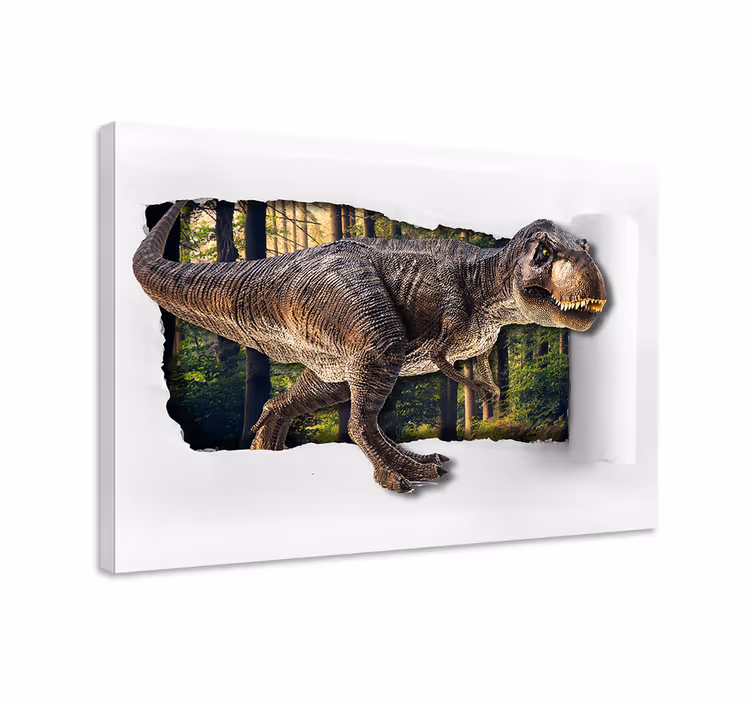 3d odtisi platna dinozavrov - TenStickers