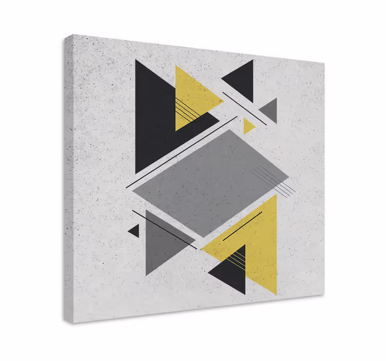 Geometric forms arrangement platno slike geometrijski vzorci - TenStickers