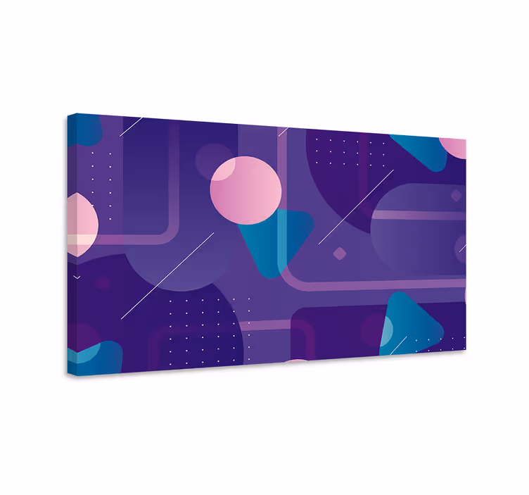 Abstract shapes design platno slike geometrijski vzorci - TenStickers
