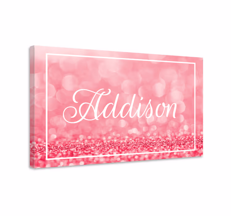 Sijoče roza gradient fluid prilagojeno platno - TenStickers
