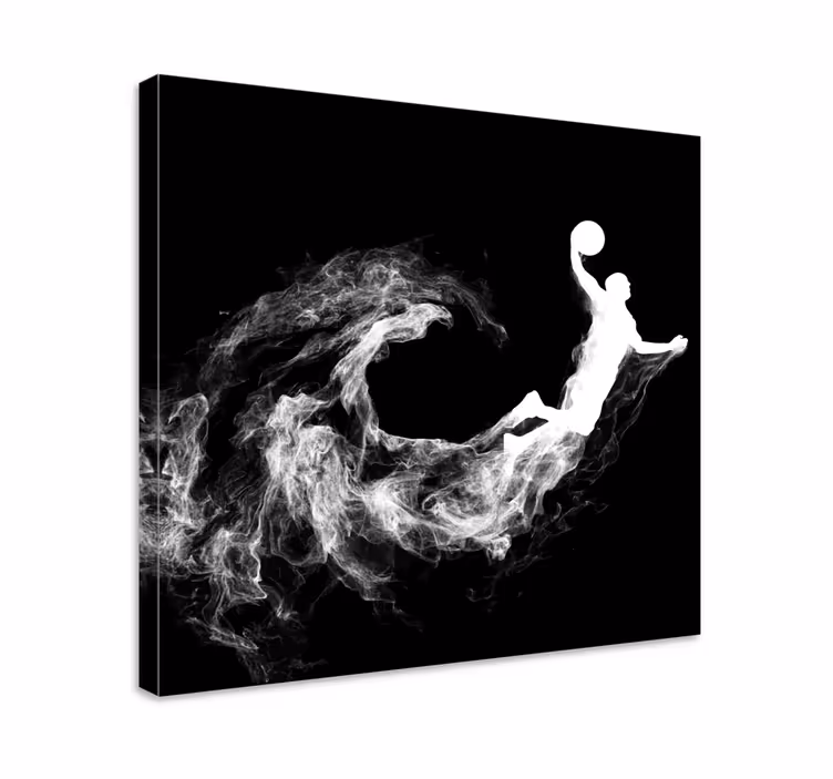 Dynamic basketball motion platno športne slike - TenStickers