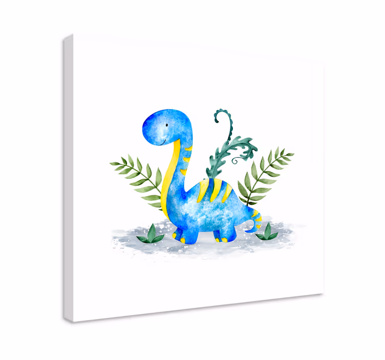 Odtisi platna dinozavra z dolgim vratom - TenStickers