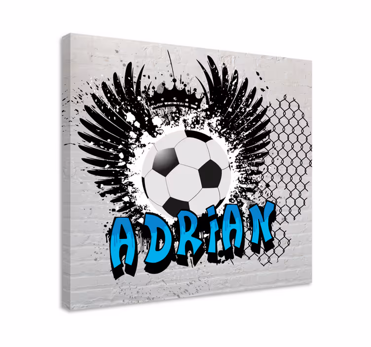 šampionski grafiti personalizirano platno - TenStickers