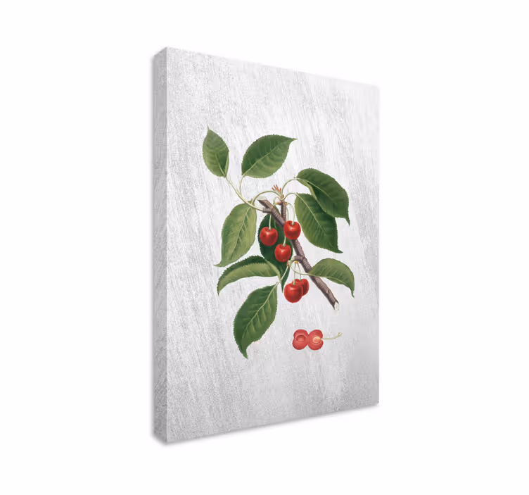 Višnjevo elegantno drevesno stensko umetniško platno - TenStickers