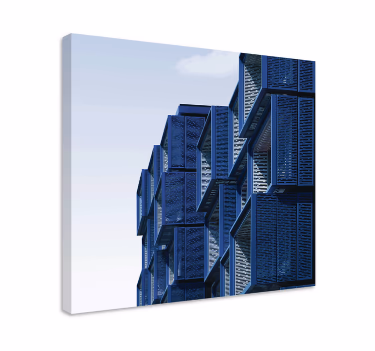 Futuristic architectural structure moderno platno slikarstvo - TenStickers
