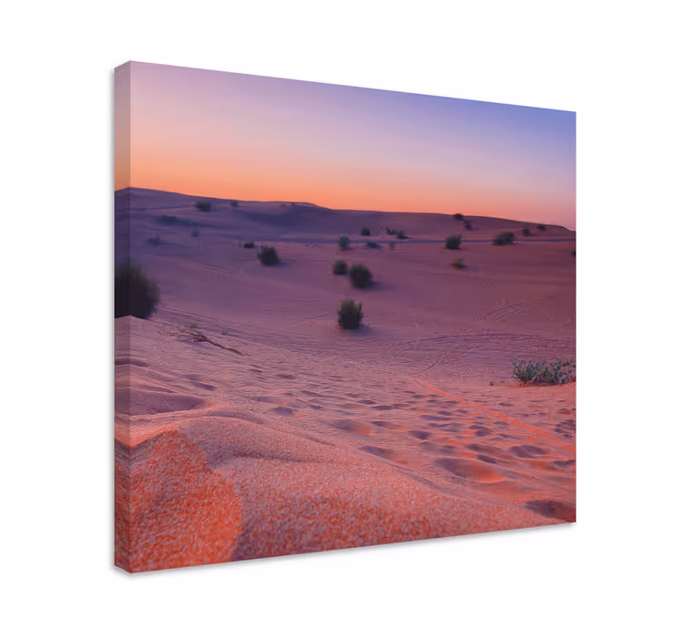 Desert dunes serenity platno zemljevidov - TenStickers
