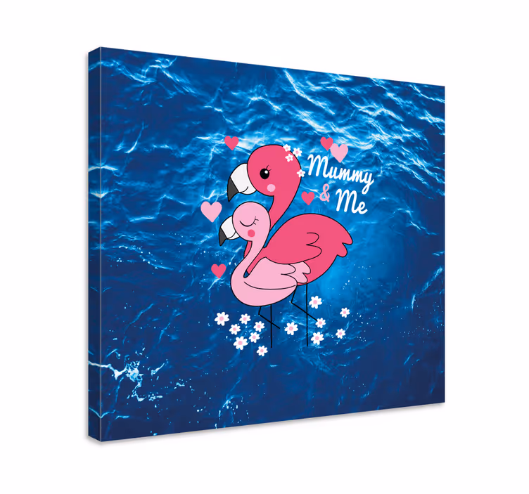 Love birds platna slike z motivi živali - TenStickers