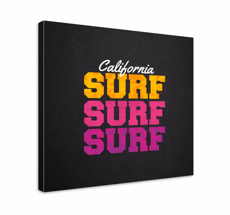 California surf style platno slike šport - TenStickers