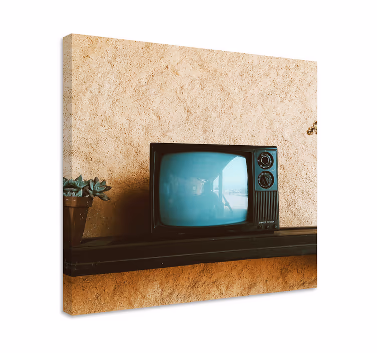 Originalne slike starega tv platna za dnevno sobo - TenStickers