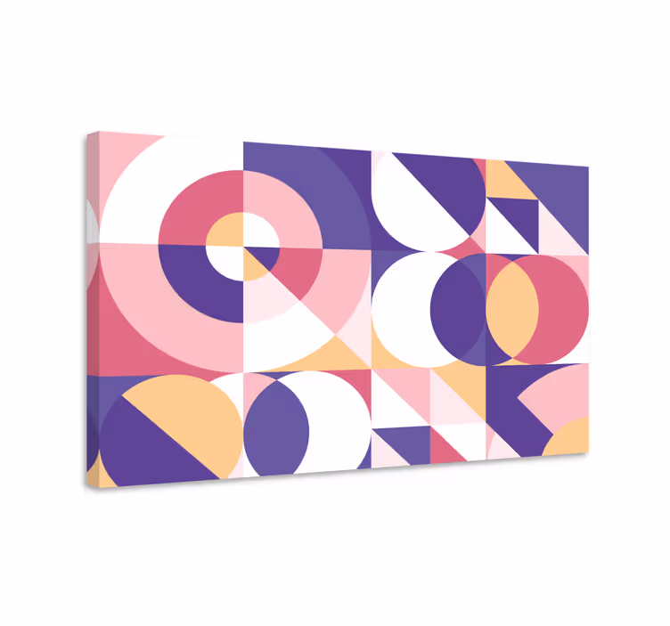 Abstraktne figure geometrijska umetnost geometrijsko platno - TenStickers