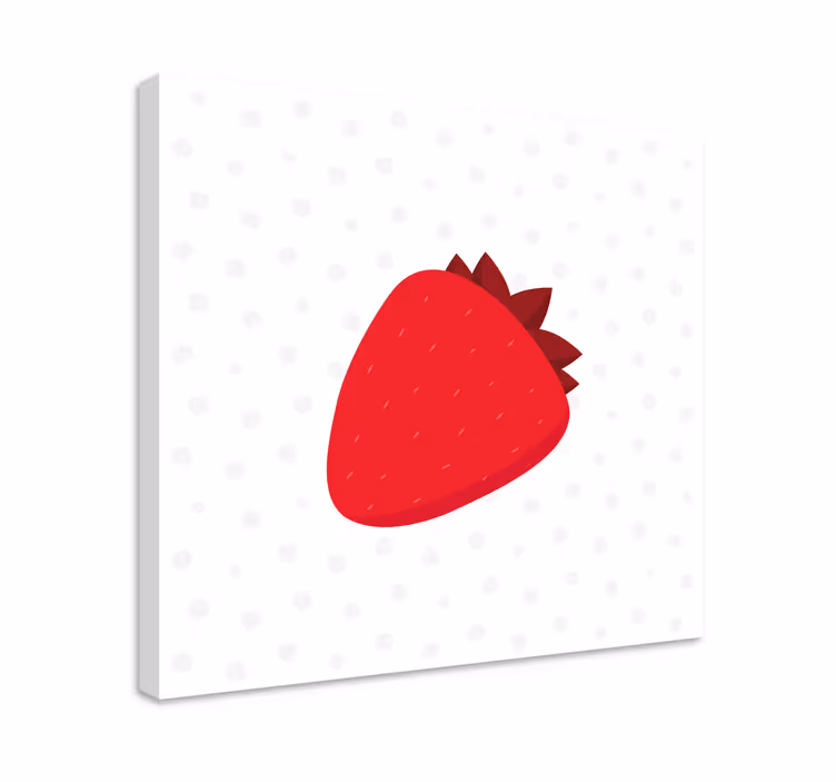 Strawberry bliss slikarska platna s sadjem - TenStickers