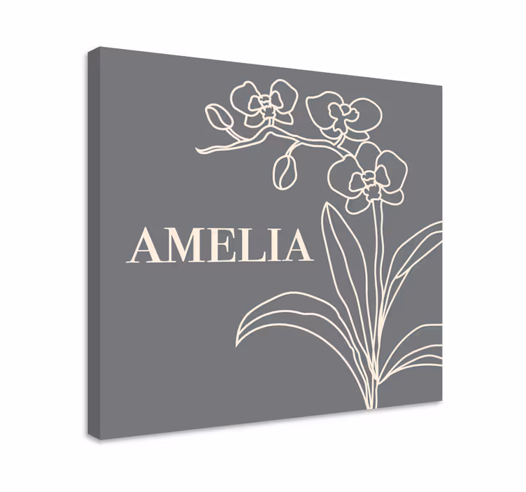 Stylish floral design slikarsko platno z rožami - TenStickers