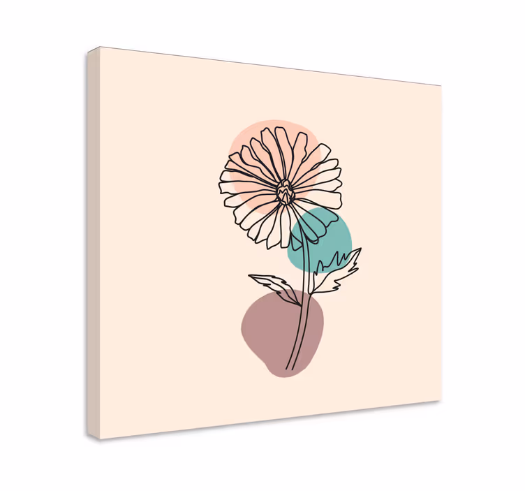Marjetica cvet narave cvet platno - TenStickers