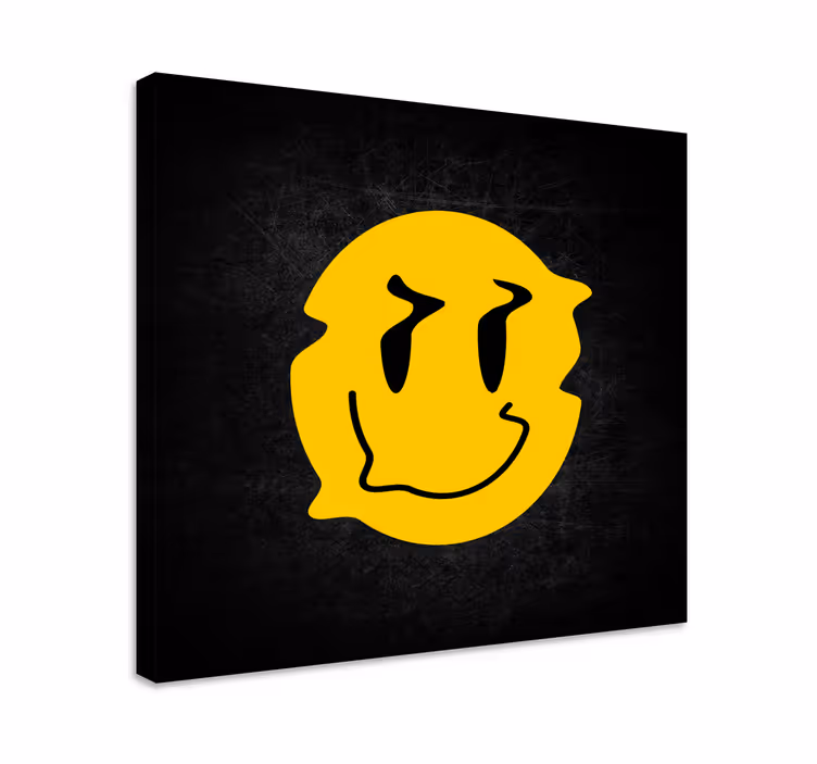 Vesela nasmejana obrazna platna z drugim besedilom - TenStickers