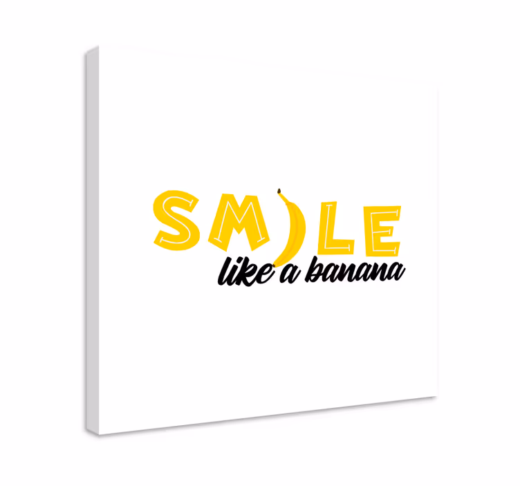 Smešno citat z banano citat platno stenske umetnosti - TenStickers