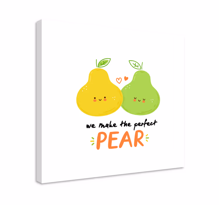 Perfect pair fruits slikarska platna s sadjem - TenStickers