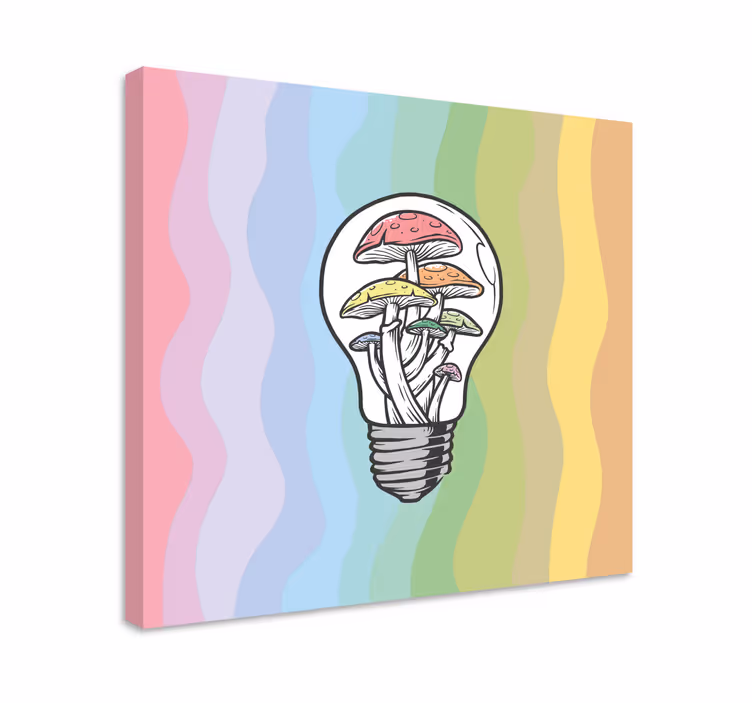 Mushroom light bulb svetilka za prijetno osvetlitev - TenStickers