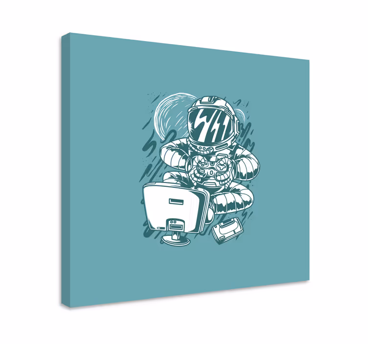 Prenosna konzola grafiti risanka moderno platno - TenStickers